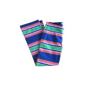 New w Tags, Trina Turk Stripe Cotton Flare Crop Pants Size 2